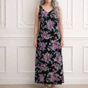JUST IN THYME Maxi Floral Lined Dress 14